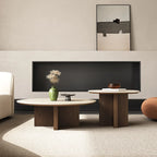 Office Indoor Coffee Tables round Beige Balcon Apartment White Coffee Tables Center Nordic Wood Tavolino Da Salotto Furniture