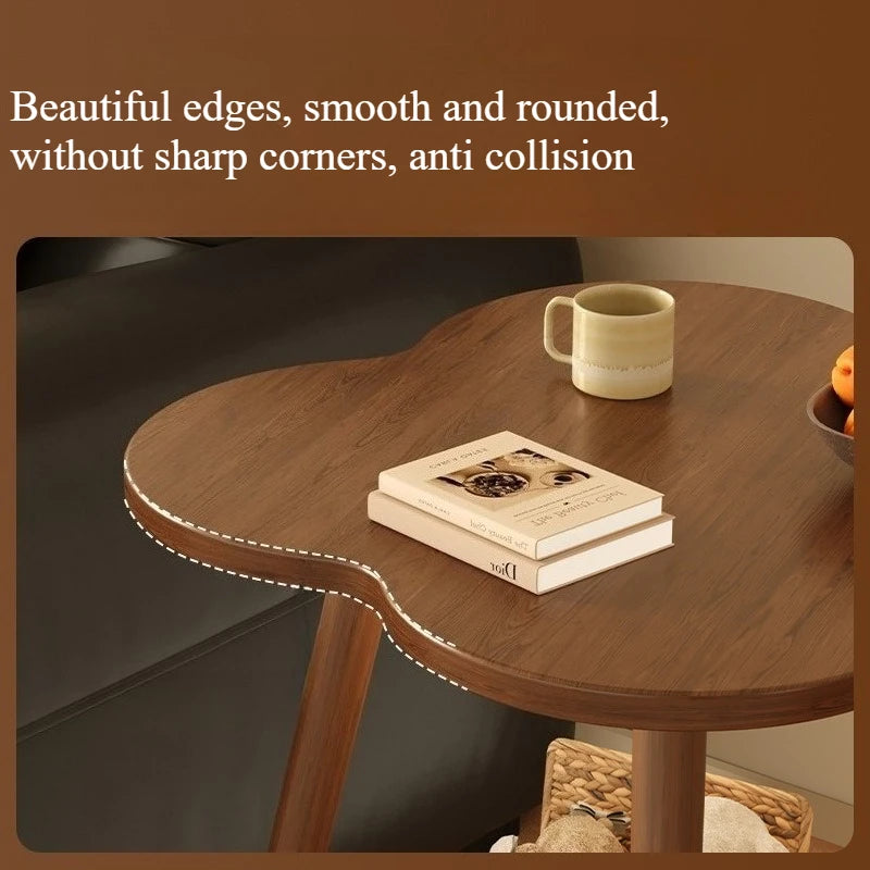 Side Table, Leisure Balcony, Small Table, Modern and Simple Living Room, Small Coffee Table, Bedside Storage