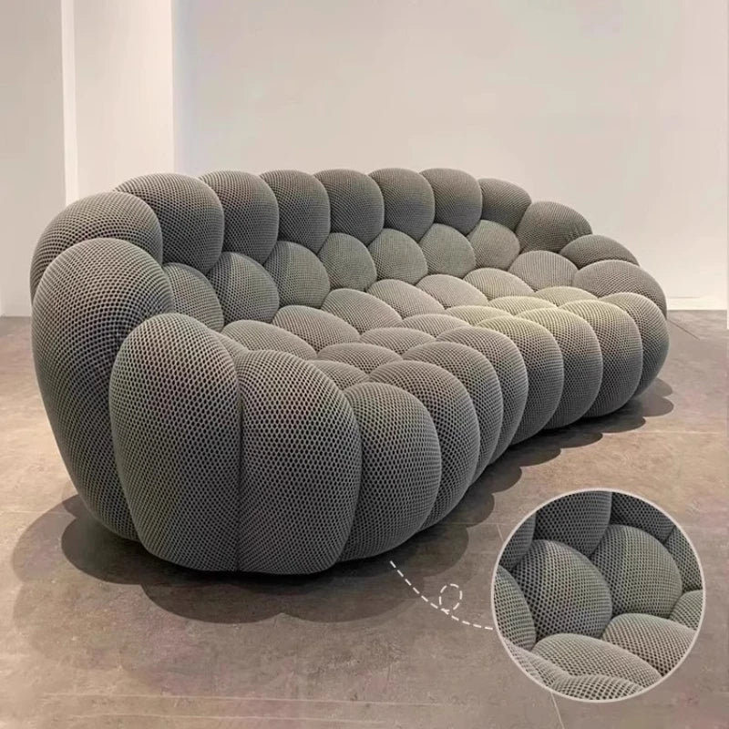 Minimalist European Living Room Couch Double Adults Puffs Bubble Sofas Compressed Boneless Chaise Divano Furniture Home