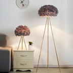 Modern Feather Floor Lamps Bedroom Bedside Led Lamp Home Decoration Living Room Sofa Standing Lamp Table Light Lustre Fixtures