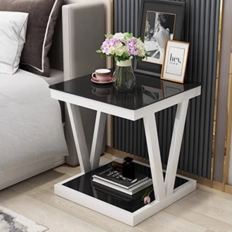 Mid Century Modern Bedroom Bedside Table Unique Organizer Comfortable Low Nightstand Decor Mini Muebles Garden Furniture Sets