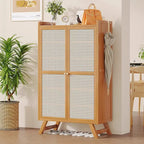 Simple Shoe Rack, Multi-Layer Storage Rack at the Door of the Home, Dust-Proof Shoe Cabinet, Not for Solid Wood Rental Houses