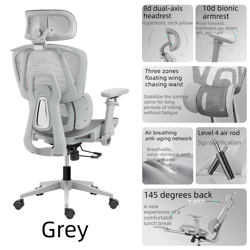 Ergonomic Chair Office Gaming Comfortable Adjustable Armrest Office Chair Relaxing Recline Chaises De Bureau Furniture