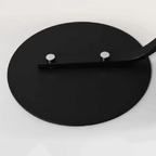 Base detail of modern fishing rod floor lamp