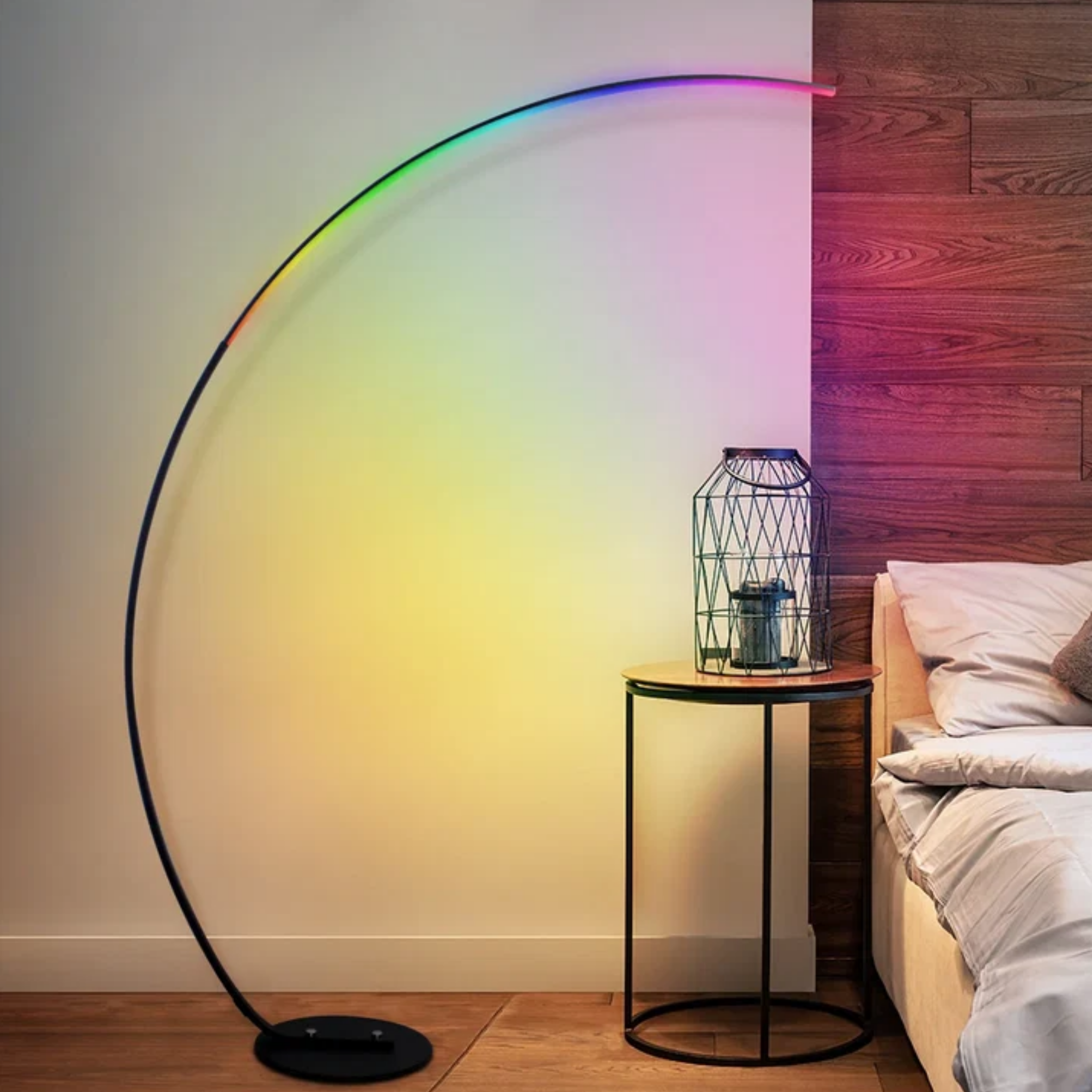 RGB fishing rod style LED floor lamp