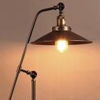 Close-up of the metal lampshade