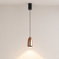 Industrial aluminum bullet LED pendant ceiling light in gold