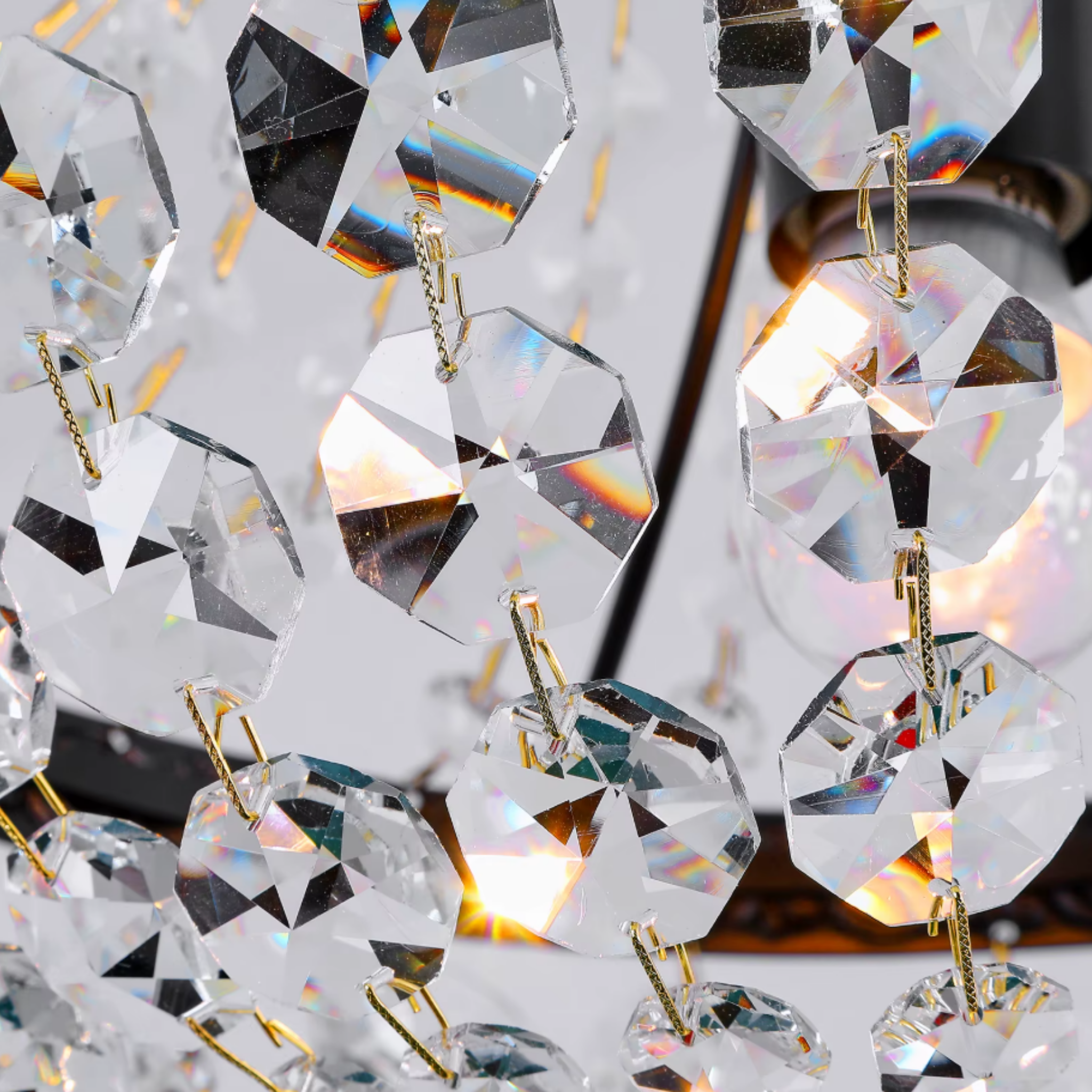 Close-up of the crystal detail