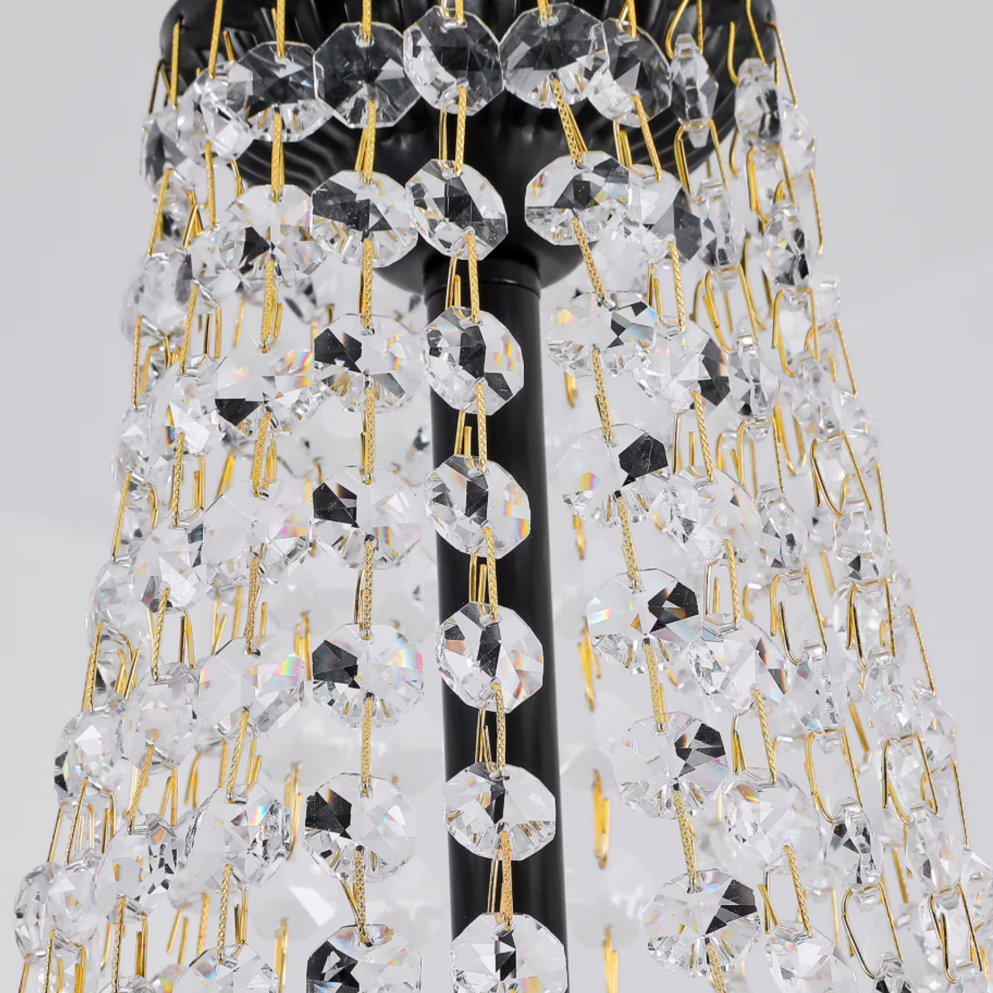 Close-up of the crystal detail