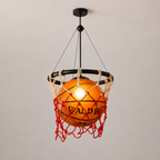 Kids basketball LED pendant ceiling light