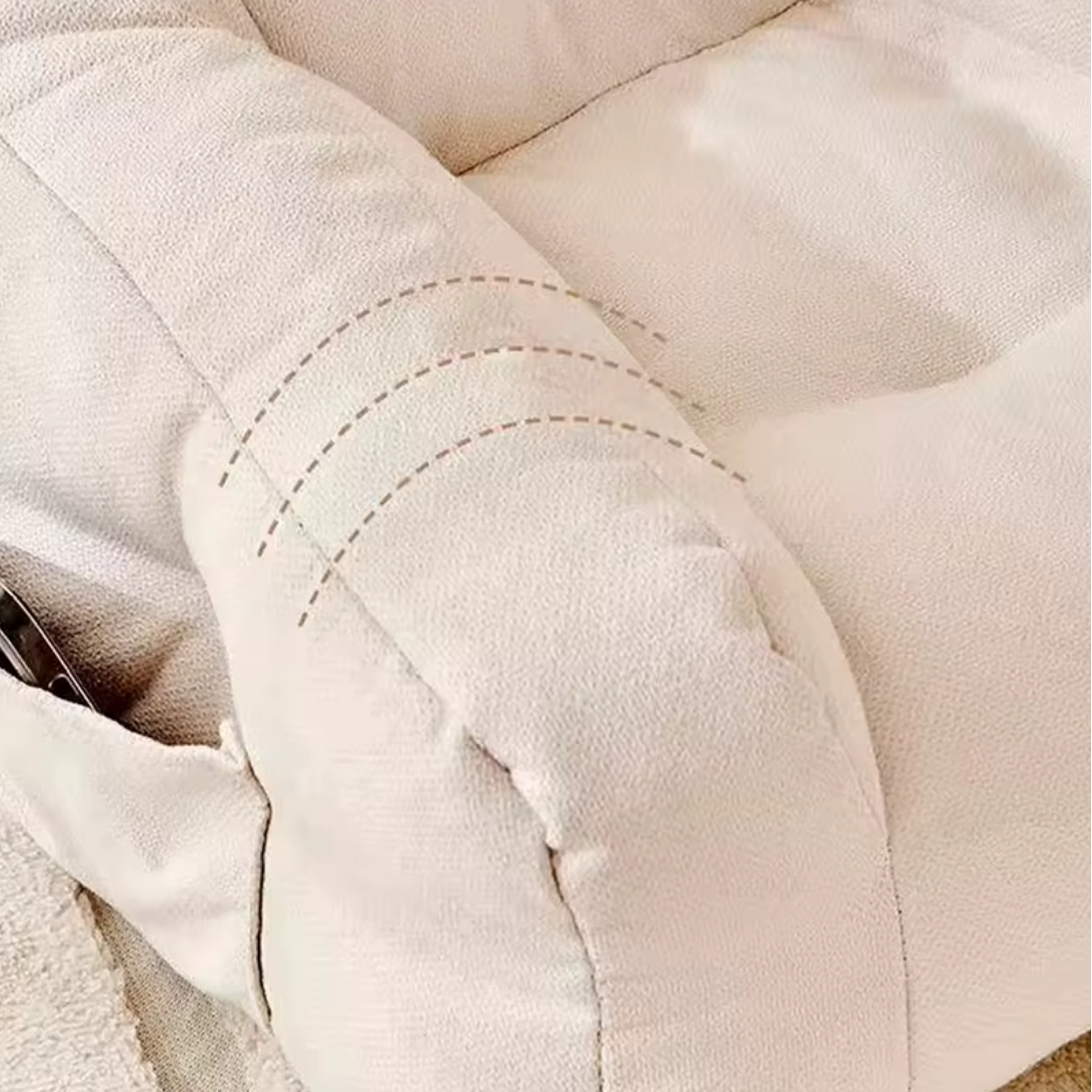 Armrest detail of children's sofa chair