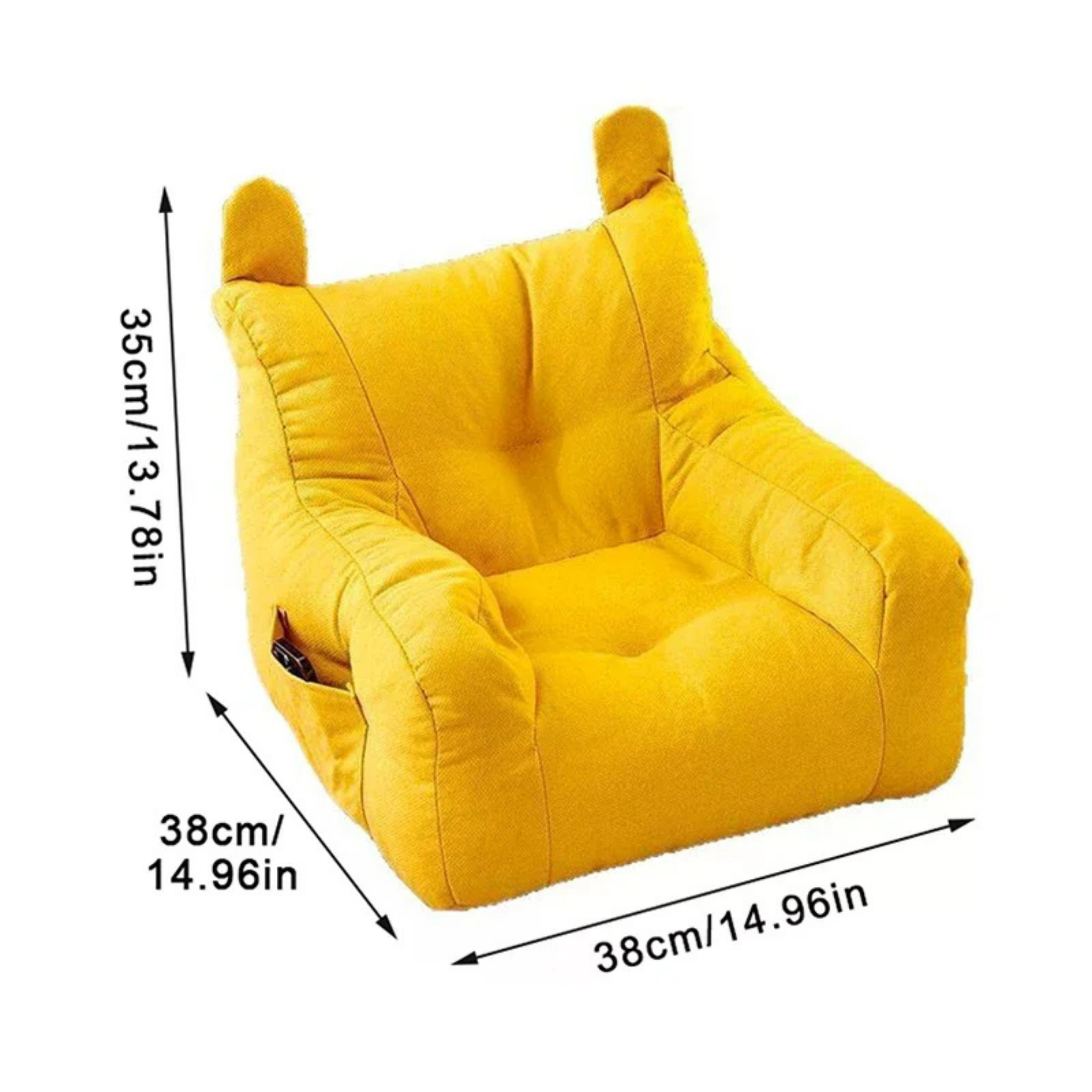 Kids sofa chair dimensions