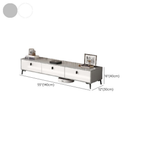 Modern 4-drawer TV stand dimensions large size