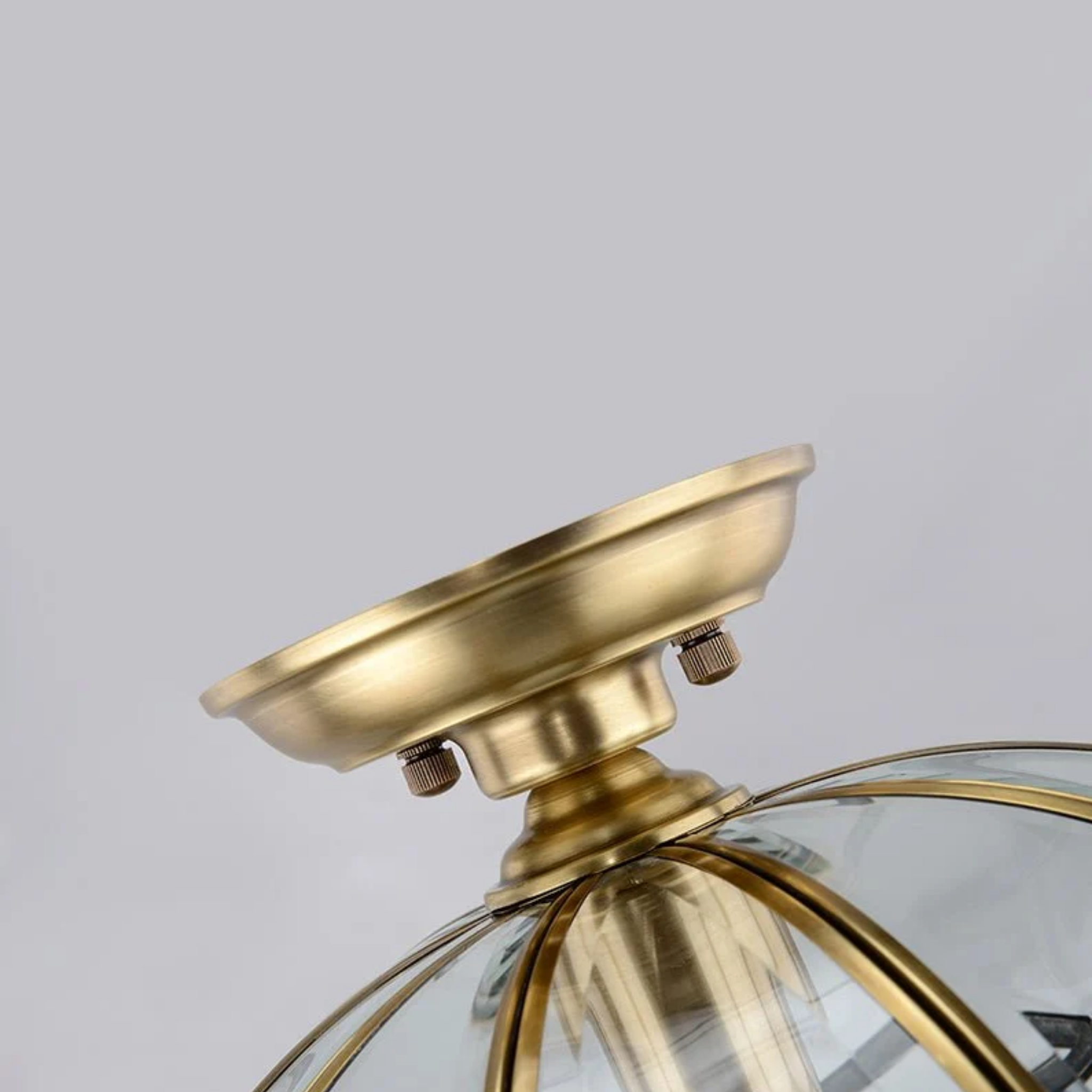 Detail of the copper frame