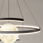 Close-up of the crescent moon curved design