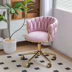 Luxury upholstered accent chair for dressing table