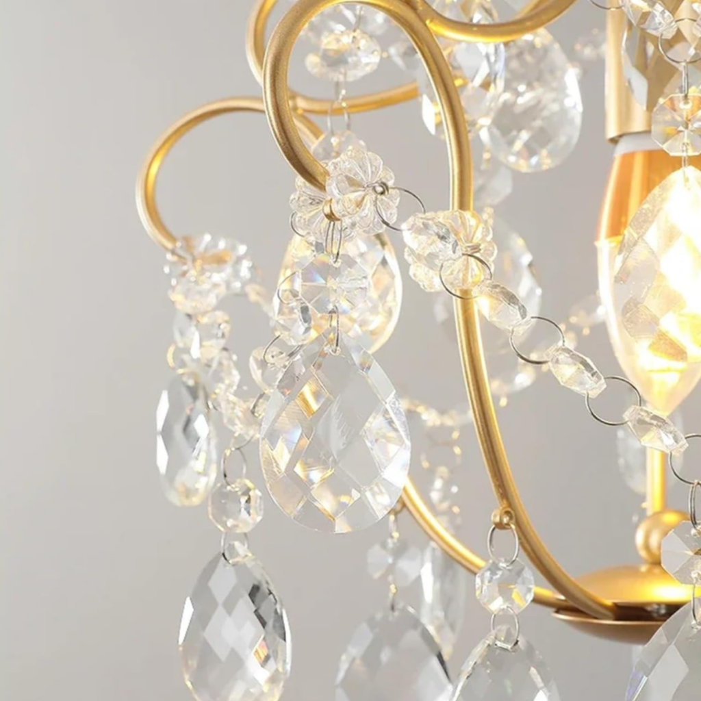 Close-up of the crystal details
