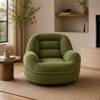 Modern corduroy sofa in a contemporary interior