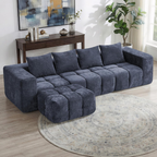 Modern cube sectional sofa in living room