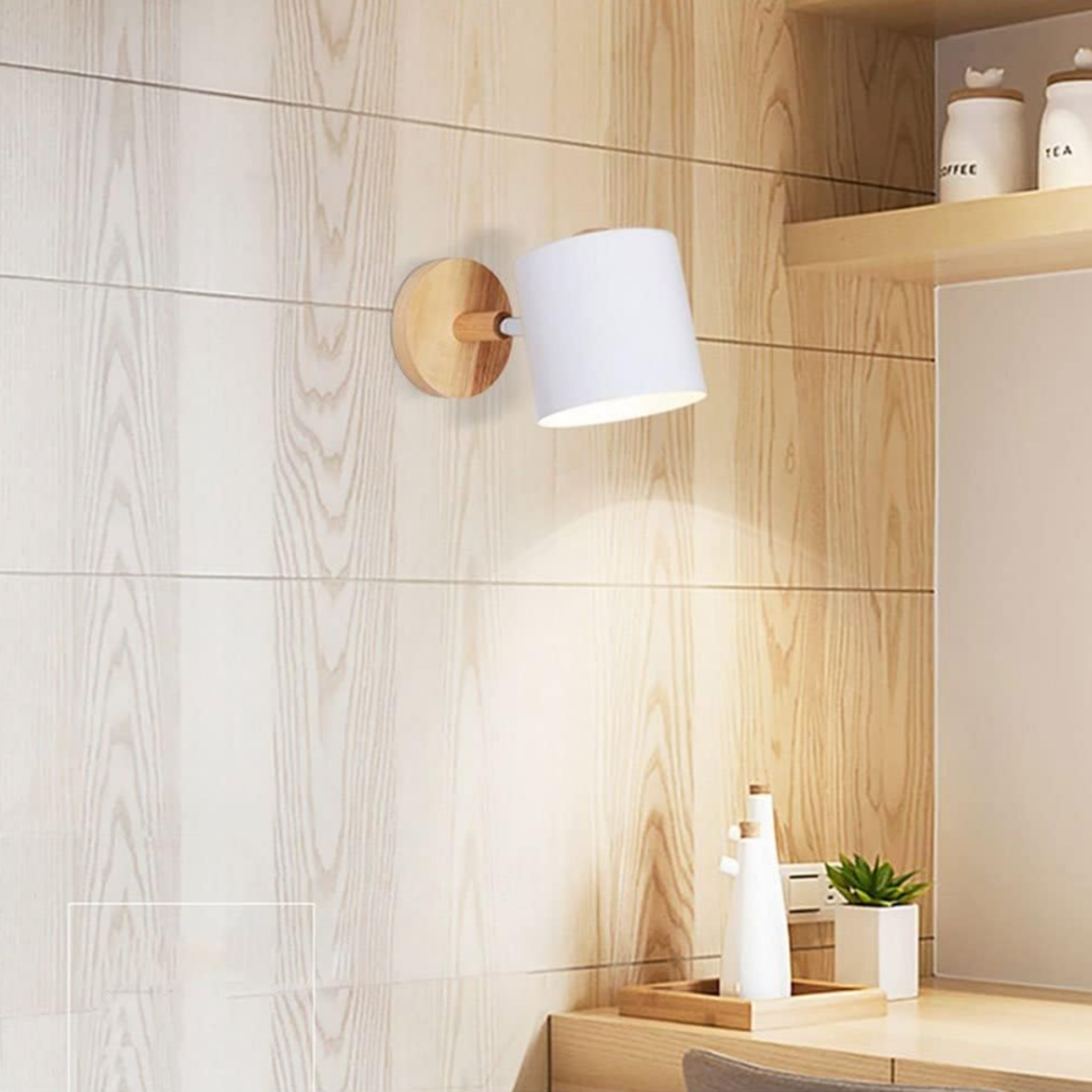 Modern cylindrical wall sconce for modern home decor