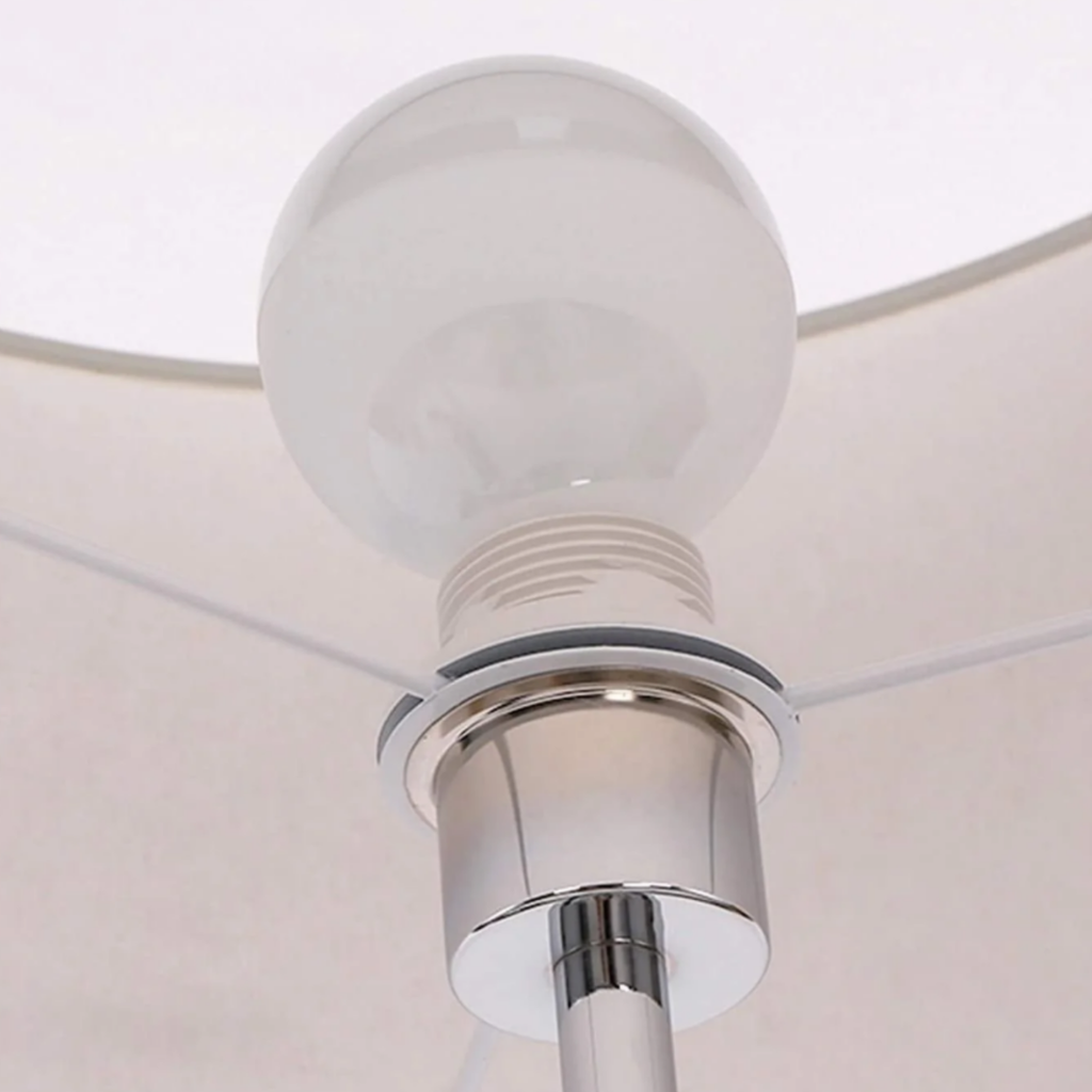 Close-up of the LED lamp