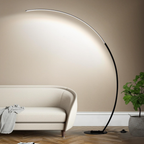 Modern aluminum fishing rod style floor lamp
