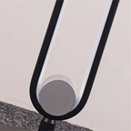 Frame detail of modern minimalist floor lamp
