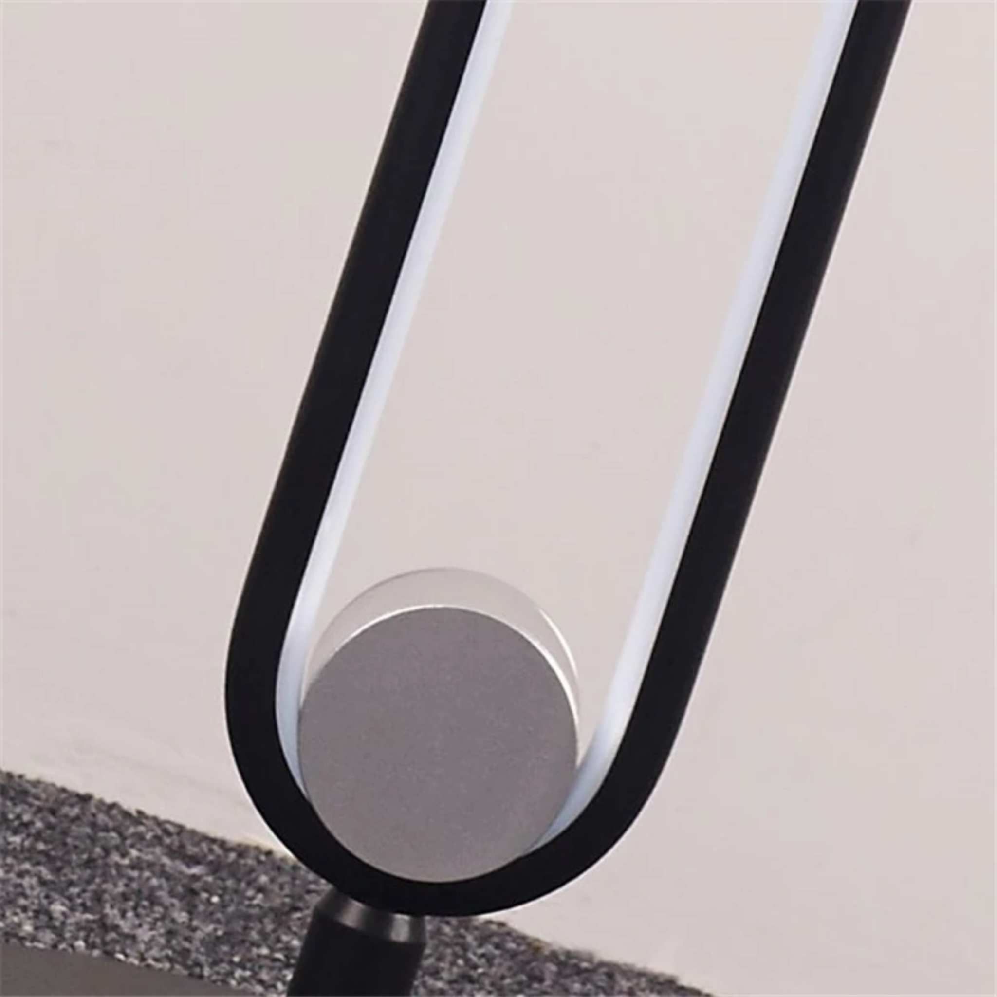 Frame detail of modern minimalist floor lamp