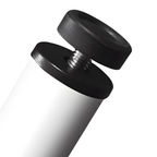 Close-up of the desk legs