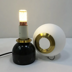 Close-up of the G9 bulb socket