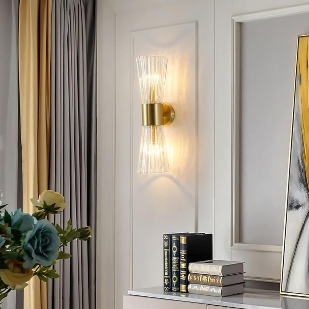 Luxury gold wall sconce for modern home decor