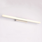 Modern LED vanity wall light with warm white illumination