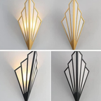Modern linen wall sconce turned off