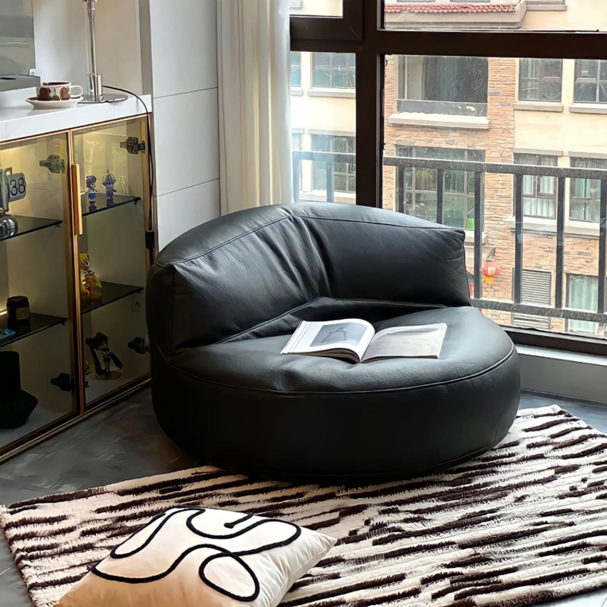 Modern lounge chair for a comfortable relaxation area