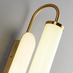 Close-up of the integrated LED