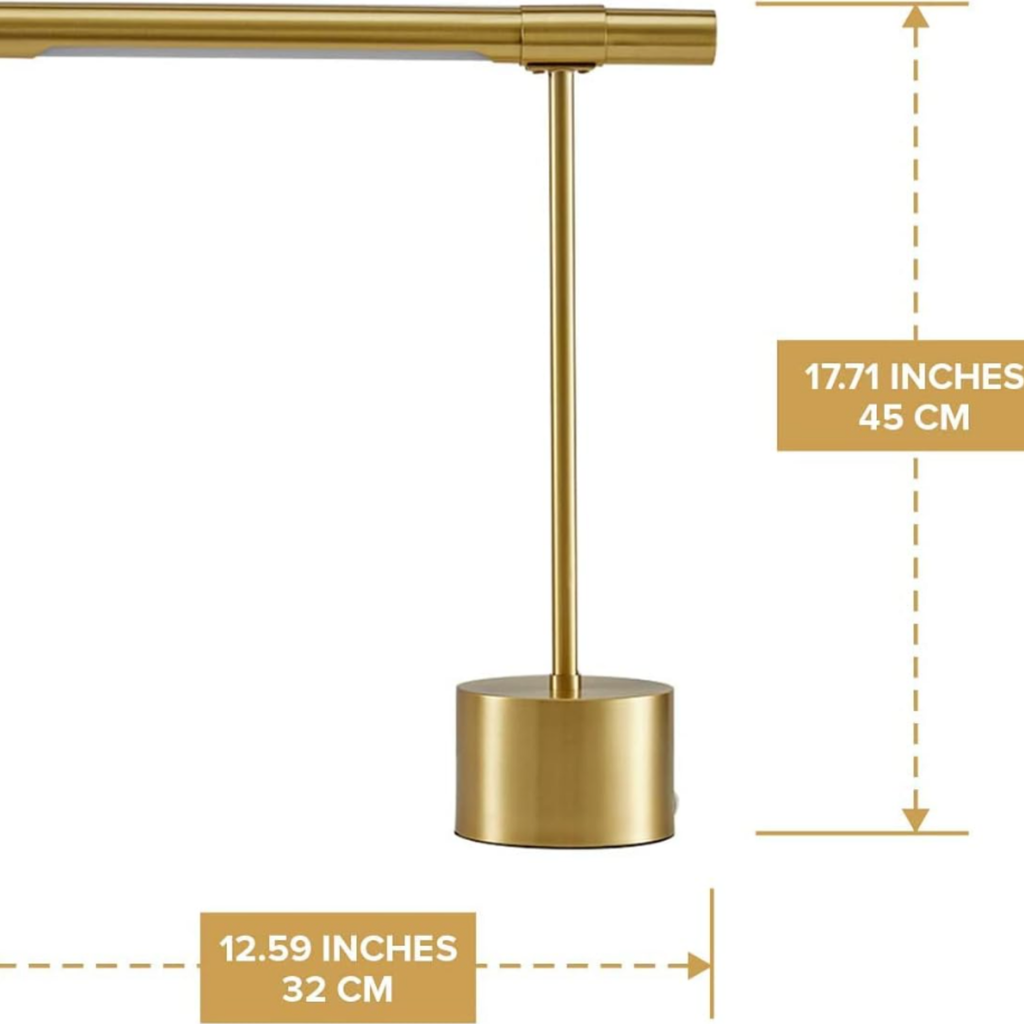 Dimensions of the modern minimalist LED table lamp