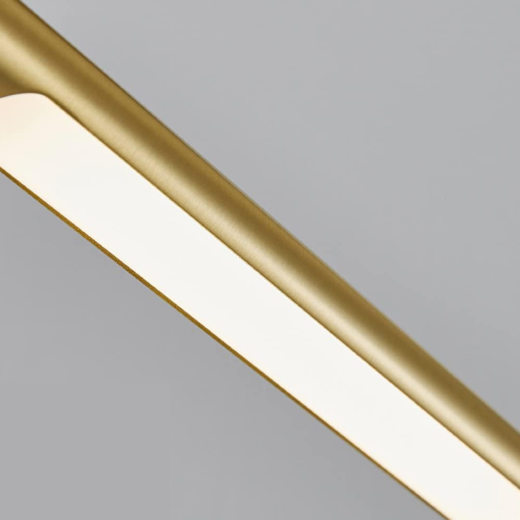 Close-up of the integrated LED light