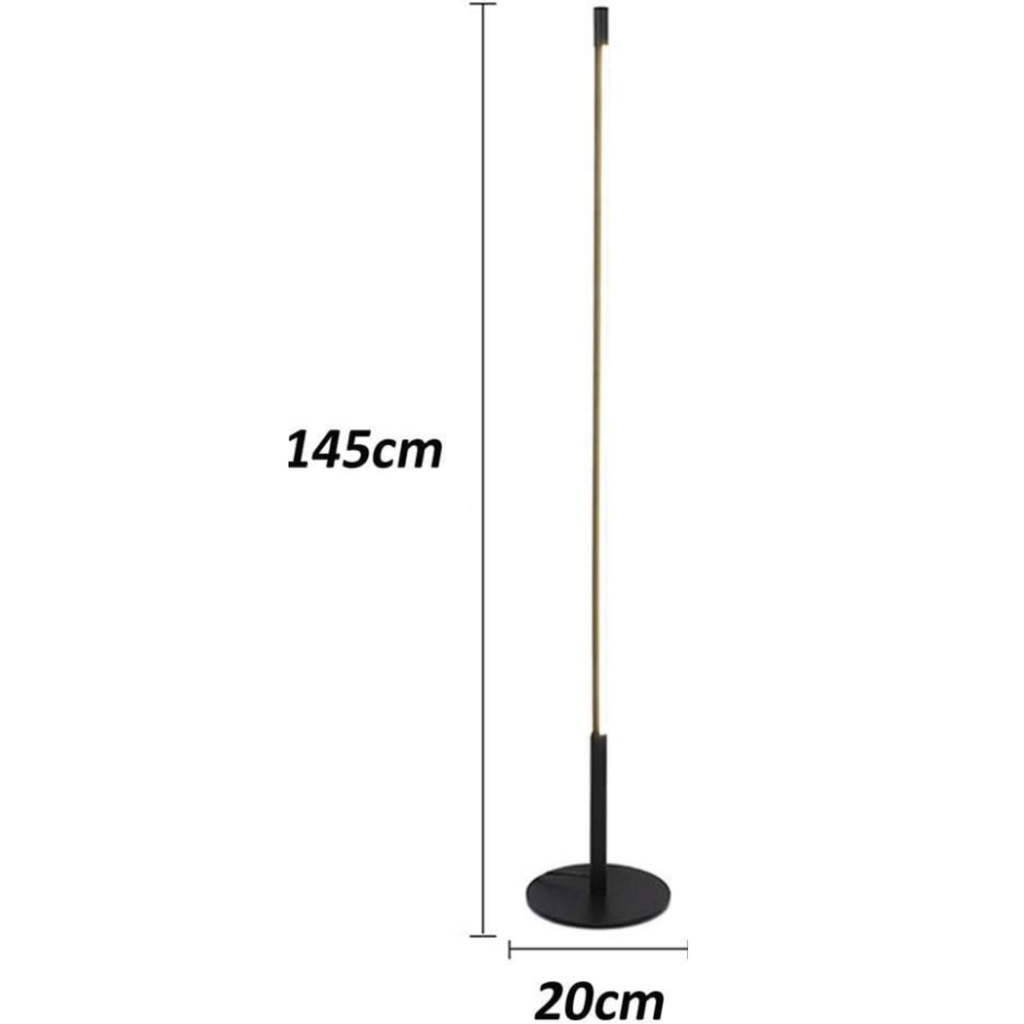 Modern Nordic slim LED floor lamp dimensions