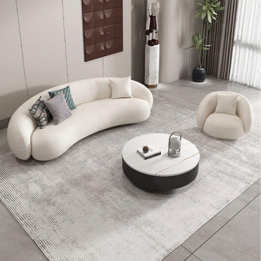 Top view of the modern Nordic sofa