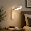 Modern Nordic LED wall sconce in a bedroom