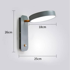 Dimensions of the modern Nordic LED wall sconce