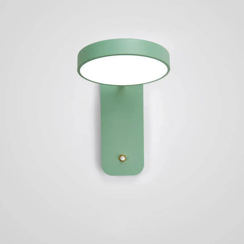 Green modern Nordic LED wall sconce