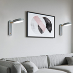 Modern Nordic LED wall sconce in a living room