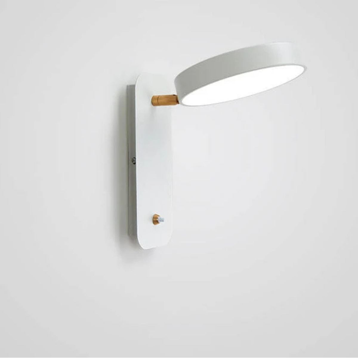 White modern Nordic LED wall sconce