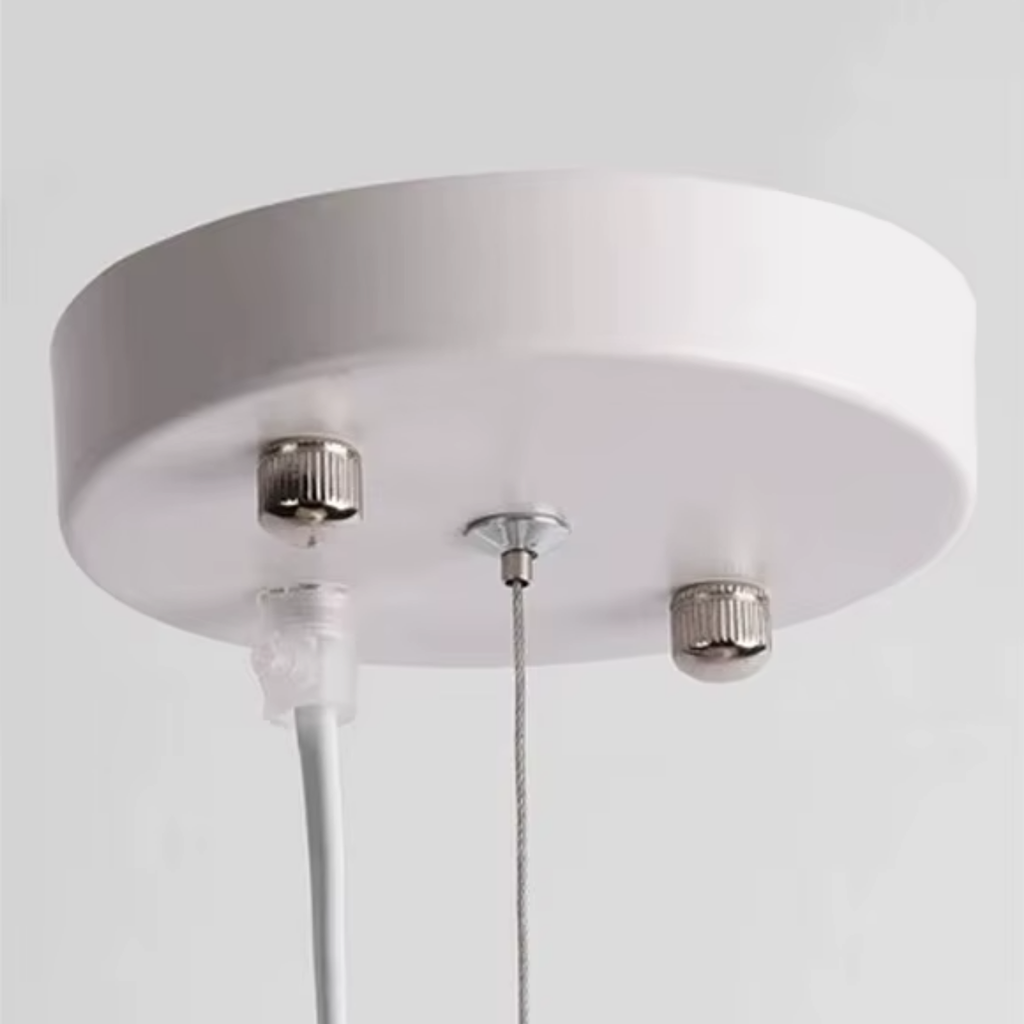 Close-up of the hanging cord