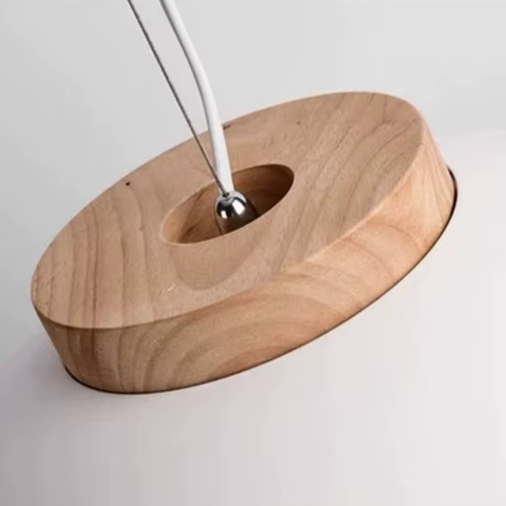 Close-up of the solid wood detail