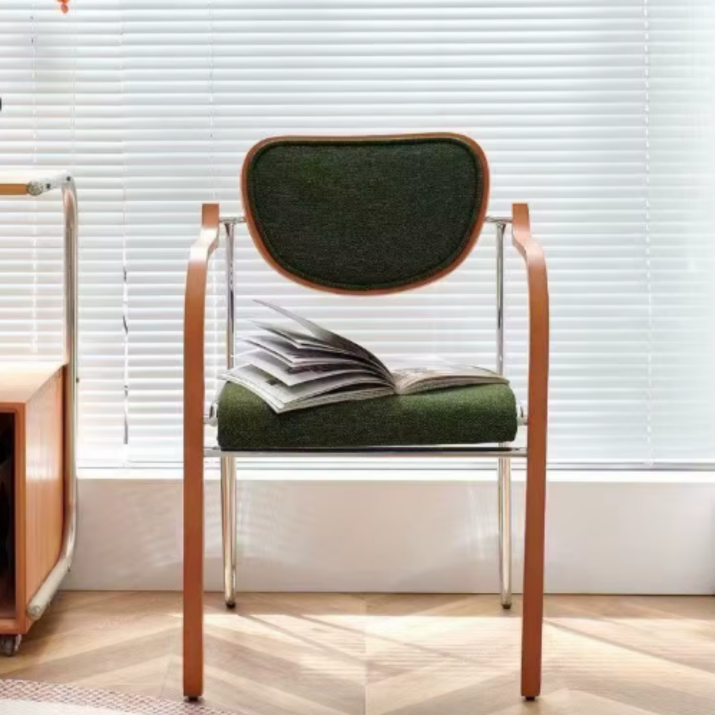 Retro dining armchair for modern dining room furniture
