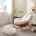 Modern rocking lounge chair for living room and bedroom
