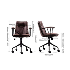 Modern desk chair dimensions