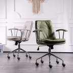 Microfiber leather desk chair for home office and study